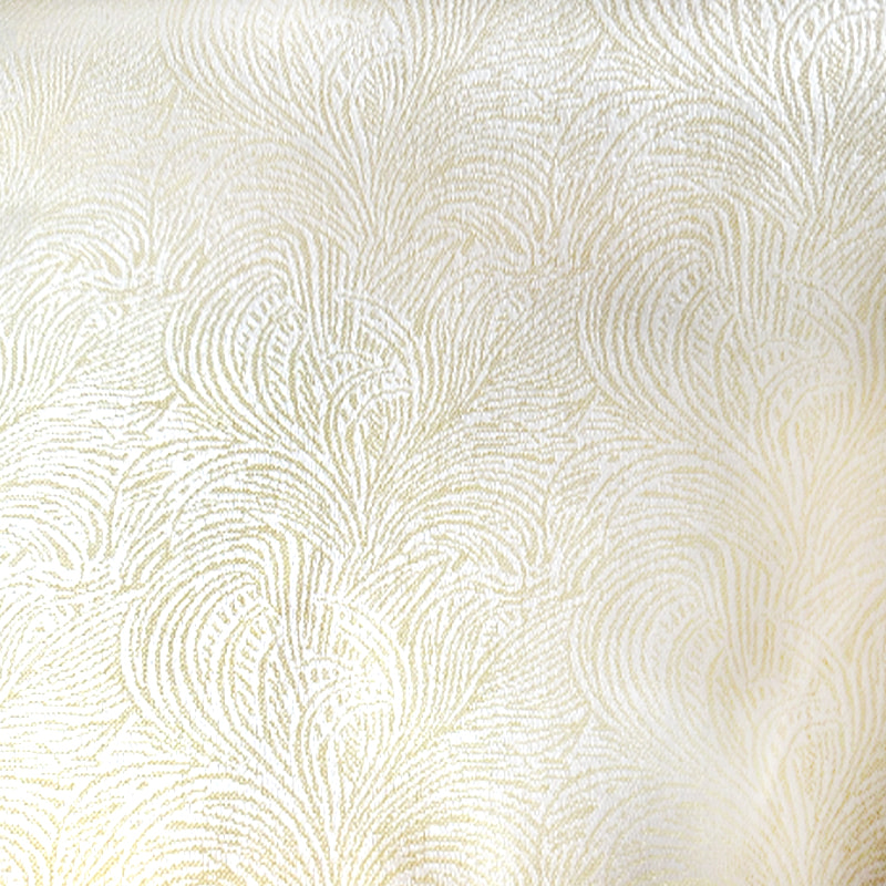 Soft Yellow Home Decor with Fine Texture Polyester Woven Jacquard Fabric