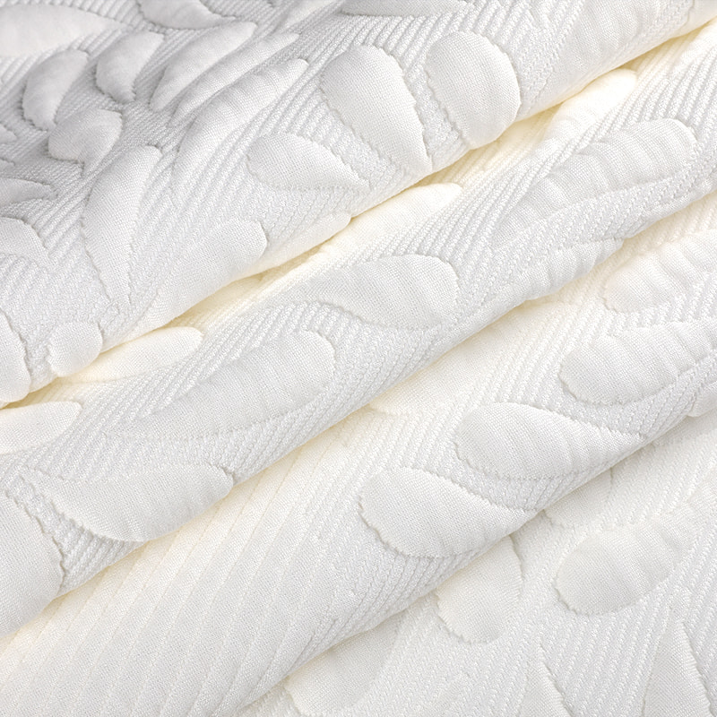 Comfortable Antibacterial Bamboo Fiber Knitted Mattress Fabric